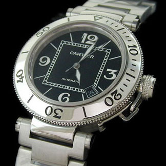 [Cartier]까르띠에 SEATIMER 블랙   