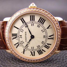 [Cartier]까르띠에 머스트 로마 다이아 쿼츠 골드 커스텀급   