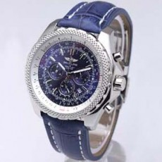 [Breitling]브라이틀링 벤틀리 MORTORS 가죽 블루   