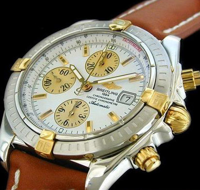 [Breitling]브라이틀링 윈드라이더 Chronometre Evolution TT레더ETA7750   