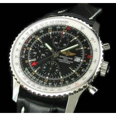 [Breitling]브라이틀링 네비타이머 GMT 가죽 ETA7750   