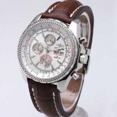 [Breitling]브라이틀링 벤틀리 GT 가죽 브라운&화이트   