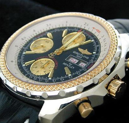 [Breitling]브라이틀링 벤틀리 GT 로즈골드 가죽ETA7750   