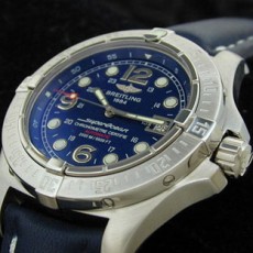 [Breitling]브라이틀링 SUPER OCEAN STEELFISH 블루 래더   