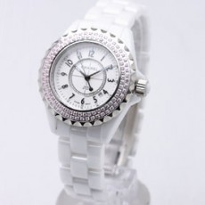 [CHANEL]샤넬  J12 Ladies Watch Pink Diamond   