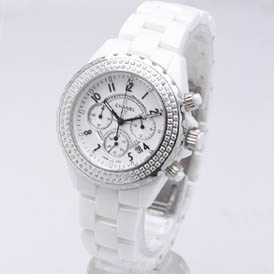 [CHANEL]샤넬 J12 Chronograph Men’s Watch Diamond H1008   