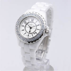 [CHANEL]샤넬 J12 Ladies Watch Blue Diamond   