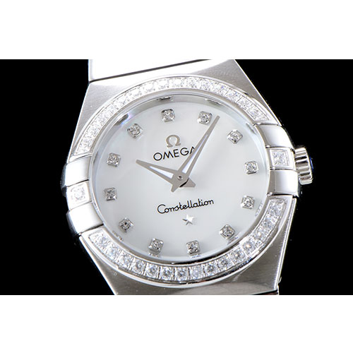[OMEGA]오메가 컨스틸레이션 여성용 쿼츠-4 123.15.27.60.55.003   