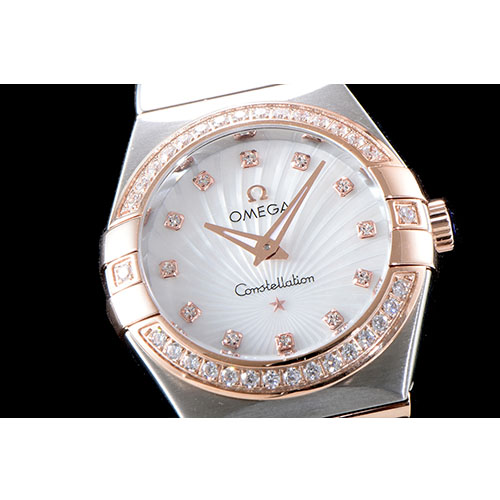 [OMEGA]오메가 컨스틸레이션 여성용 쿼츠-10 123.25.24.60.55.002   