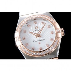 [OMEGA]오메가 컨스틸레이션 여성용 쿼츠-10 123.25.24.60.55.002   
