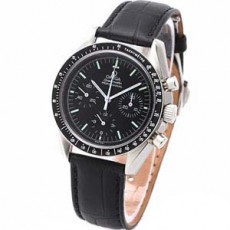 [OMEGA]오메가 Speedmaster Professional ETA7760 가죽 블랙   