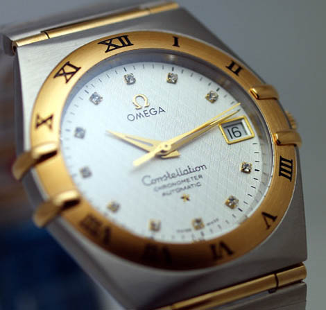 [OMEGA]오메가 Constellation 14K Daimond ETA2824   