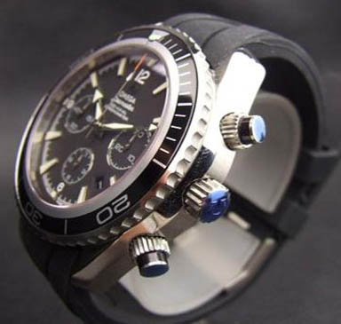 [OMEGA]오메가 PLANET OCEAN 45MM PERFECT 우레탄 ETA7750   