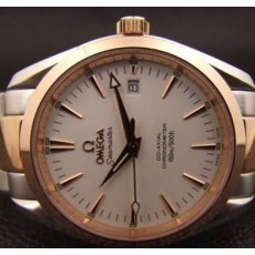 [OMEGA]오메가 Seamaster Aquaterra Rosegold Combie   