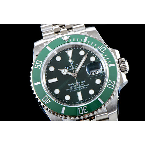 [ROLEX]로렉스 서브마리너 그린 칼리버 116610LV-97200 5선밴드   