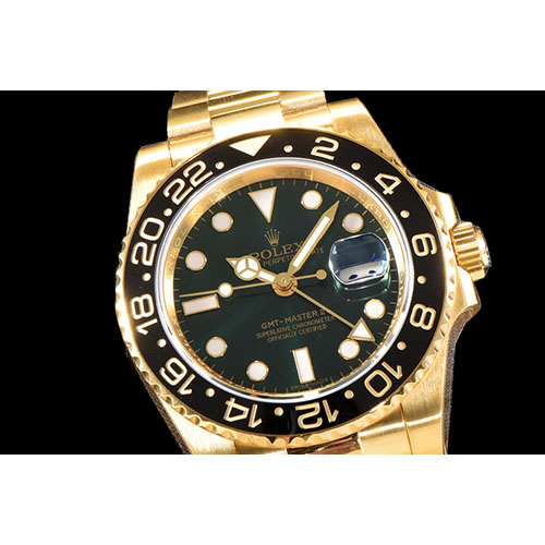 [ROLEX]로렉스 GMT마스터2-1 18k 포금 칼리버   
