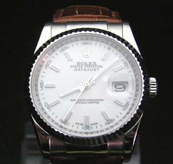 [ROLEX]로렉스 오스터 데이져스트 레더밴드 ETA2824   