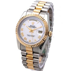 [ROLEX]로렉스 DAY-DATE President Combi 로마문자 SWISS ETA2892   