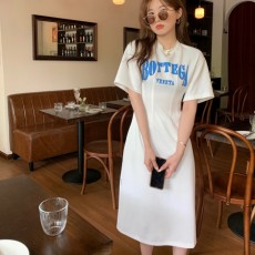 보테가 베네타 BOTTEGA VENETA 2022 SS 로고 반팔 여성 원피스 커스텀급