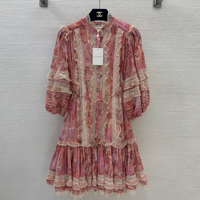 짐머만 ZIMMERMANN 2022 SS 프릴 레이스 여성 원피스 커스텀급