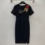디앤지 D&G 2022 SS 플라워 트임 반팔 여성 원피스 커스텀급