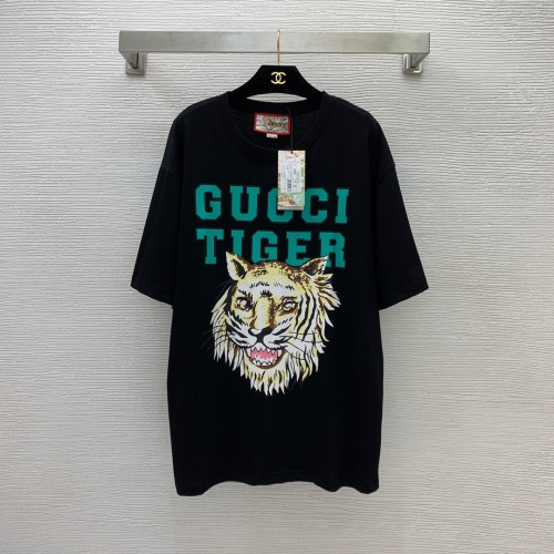 구찌 GUCCI 2022 SS 타이가 로고 여성 반팔티 커스텀급