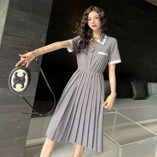 셀린느 CELINE 2022 SS 카라 스트라이프 여성 원피스 커스텀급