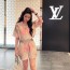 루이비통 LOUIS VUITTON 2022 SS 카라 모노그램 여성 원피스 커스텀급