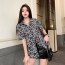 생로랑 SAINT LAURENT 2022 SS 플라워 카라 여성 반팔셔츠 커스텀급