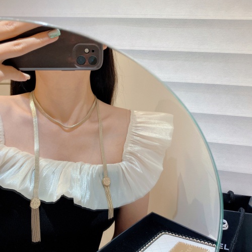 샤넬 CHANEL 2022 SS 체인 태슬 CC로고 여성 목걸이 커스텀급