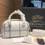델보 DELVAUX 2023 SS 쿨박스 나노 토트백 화이트 스티치 미니 미러급