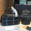 델보 DELVAUX 2023 SS 쿨박스 나노 토트백 블랙 스티치 미니 미러급