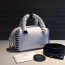 델보 DELVAUX 2023 SS 쿨박스 나노 토트백 화이트 스티치 미니 미러급