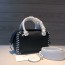 델보 DELVAUX 2023 SS 쿨박스 나노 토트백 블랙 스티치 미니 미러급