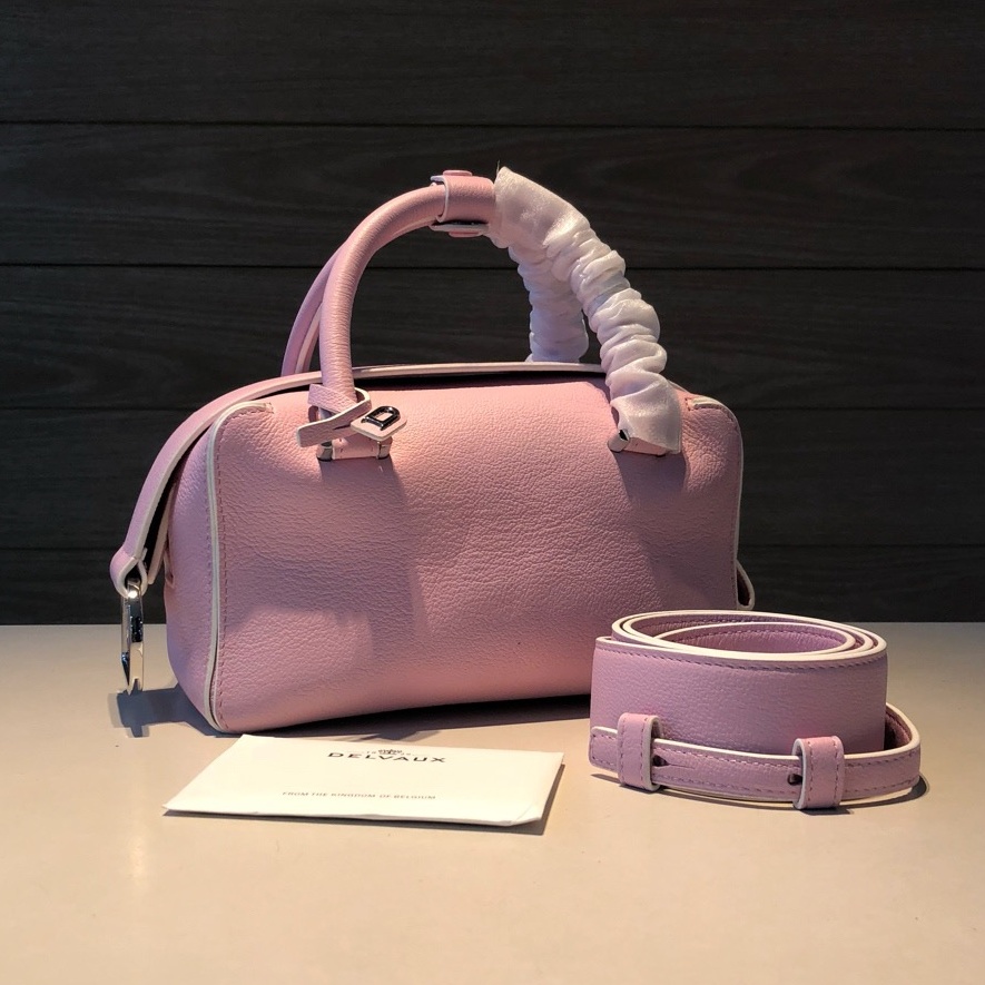 델보 DELVAUX 2023 SS 쿨박스 나노 토트백 핑크 미니 미러급