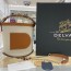 델보 DELVAUX 2023 SS 핀 미니 버킷 캔버스 아이보리 카멜 토트백 미러급
