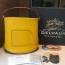 델보 DELVAUX 2023 SS 핀 미니 버킷 스티치 옐로우 토트백 미러급