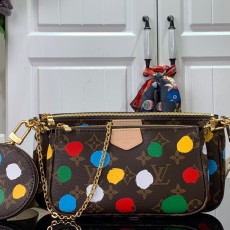 루이비통 LOUIS VUITTON 2023 SS LV X YK 쿠사마 야오이 멀티 포쉐트 악세수아 커스텀급 M46385