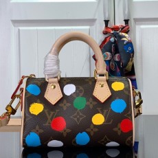 루이비통 LOUIS VUITTON 2023 SS LV X YK 쿠사마 야오이 나노 스피디 커스텀급 M81979