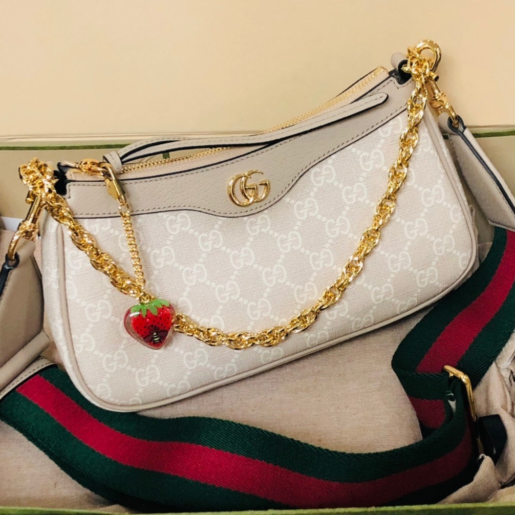 구찌 GUCCI 2023 SS 오피디아 스몰 숄더백 베이지 735132 커스텀급