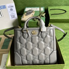 구찌 GUCCI 2023 SS GG 마틀라쎄 미니 탑 핸들백 핑크 728309 커스텀급