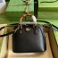 구찌 GUCCI 2023 SS 다이애나 미니 토트백 블랙 715775 커스텀급