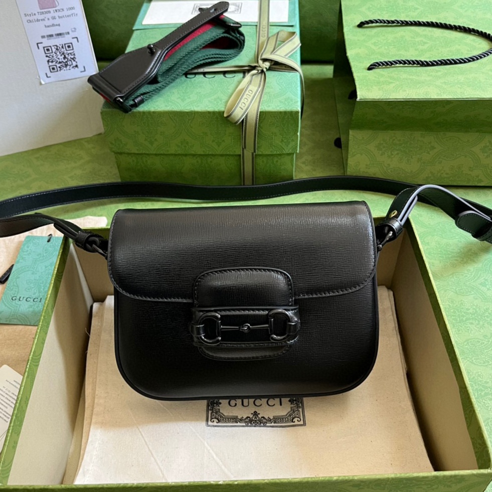 구찌 GUCCI 2023 SS 홀스빗 1955 스몰 숄더백 블랙 726226 커스텀급