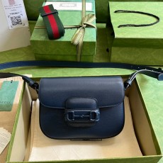 구찌 GUCCI 2023 SS 홀스빗 1955 스몰 숄더백 네이비 726226 커스텀급