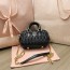 미우미우 MIUMIU 2023 SS 마틀라쎄 미니 토트 탑 핸들백 블랙 5BP077 커스텀급