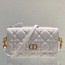 디올 DIOR 2023 SS CD로고 퀄팅 카로백 화이트 커스텀급