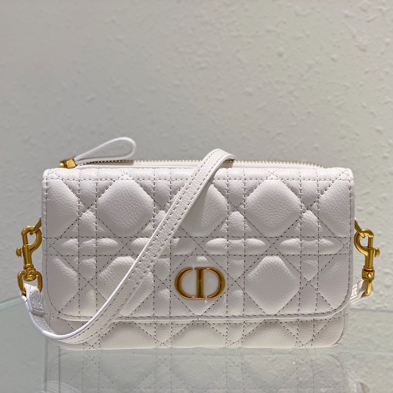 디올 DIOR 2023 SS CD로고 퀄팅 카로백 화이트 커스텀급