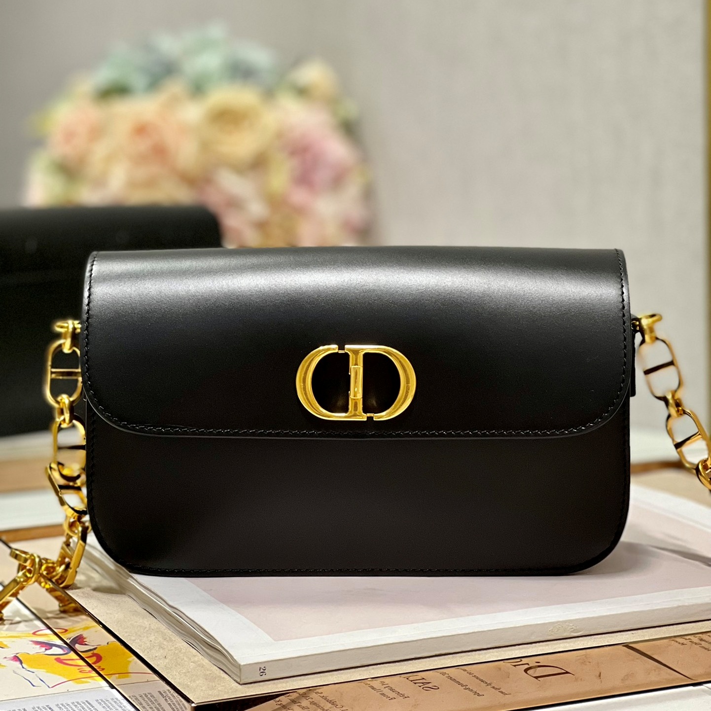 디올 DIOR 2023 SS CD로고 몽테인백 블랙 9260 커스텀급