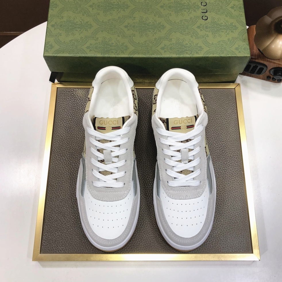 구찌 GUCCI 2023 SS 쟈가드 투톤 화이트 남성 슈즈 커스텀급