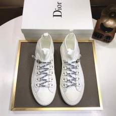 디올 DIOR 2023 SS 캐릭터 로고 투톤 중하이탑 화이트 커플 슈즈 커스텀급